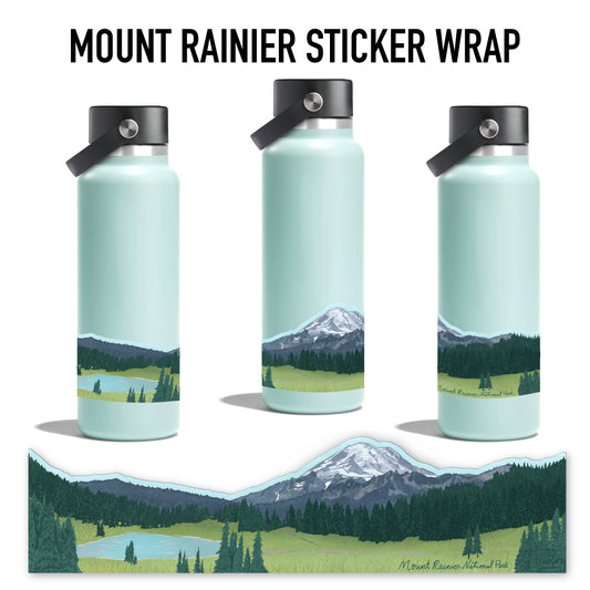 Mount Rainier National Park - Sticker Wrap