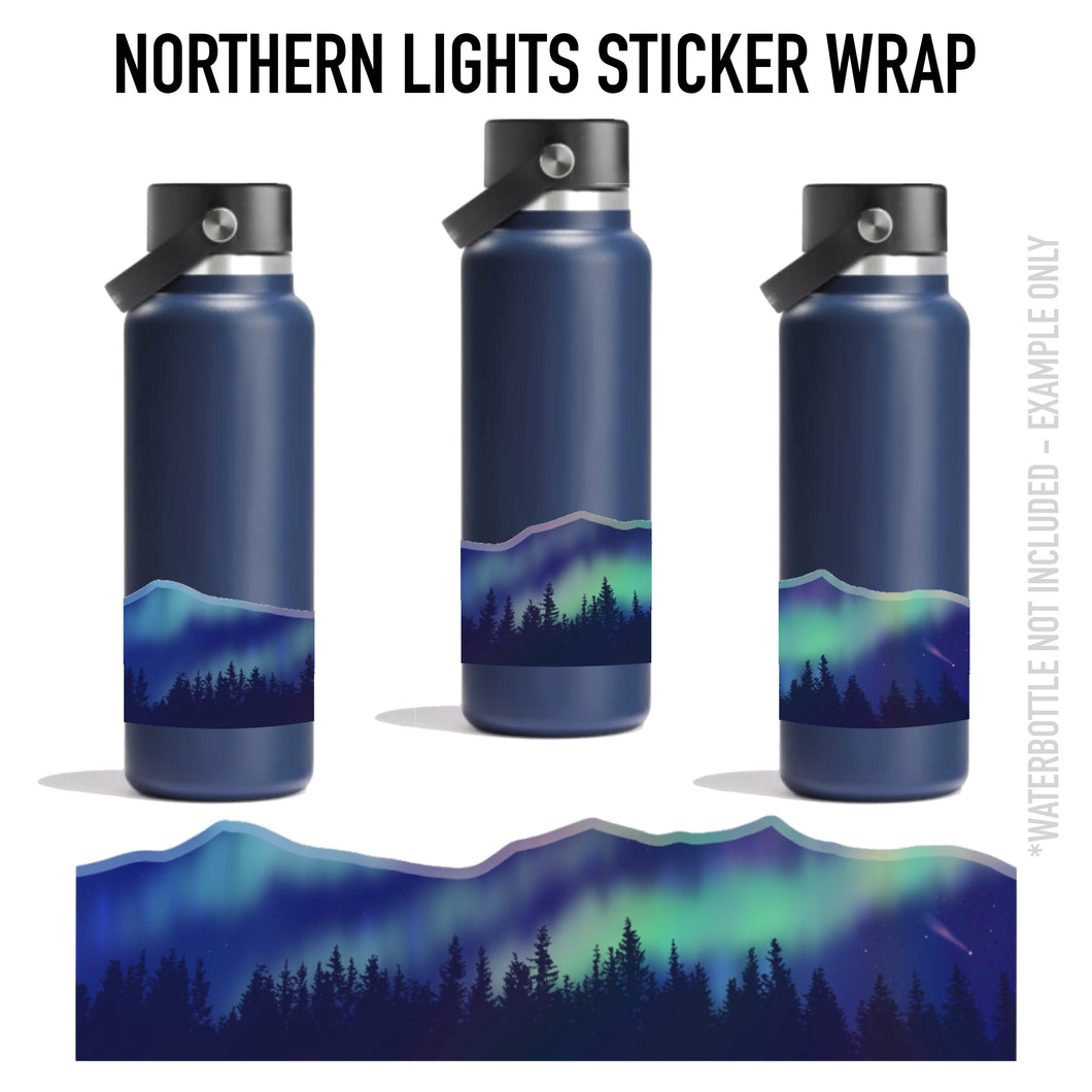 Northern Lights Sticker Wrap - Holographic