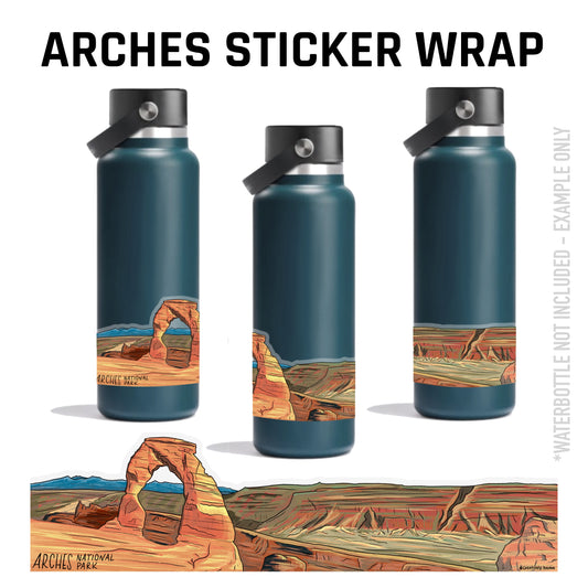 Arches National Park Sticker Wrap