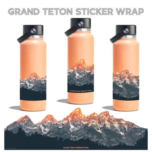 Teton National Park - Sticker Wrap