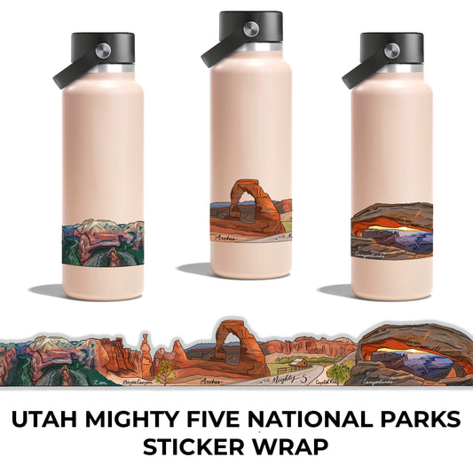 Utah Mighty Five | National Park Sticker Wrap