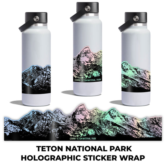 Grand Teton National Park | Holographic Sticker Wrap