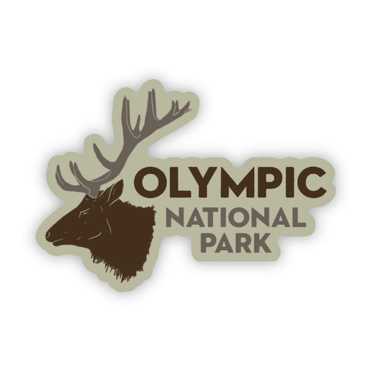 Olympic National Park - Elk Sticker