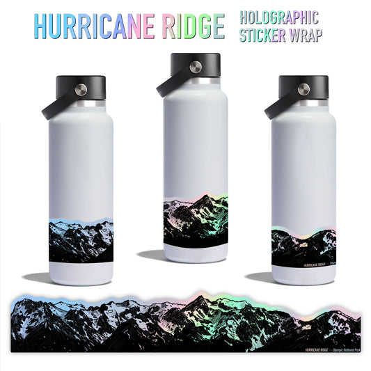 Hurricane Ridge - Holographic Mountain Sticker Wrap