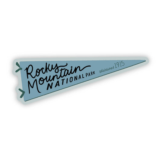 Rocky Mountain National Park Pendant Sticker