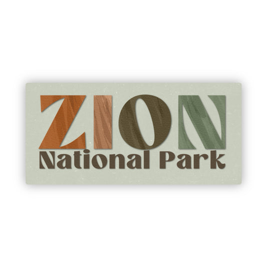 Zion National Park Sticker