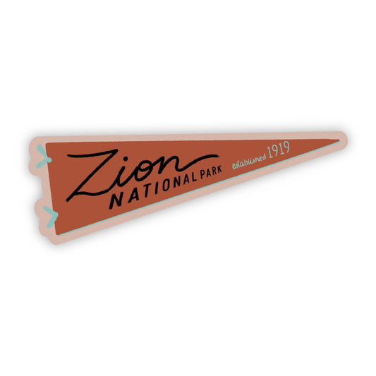 Zion National Park Pendant Sticker