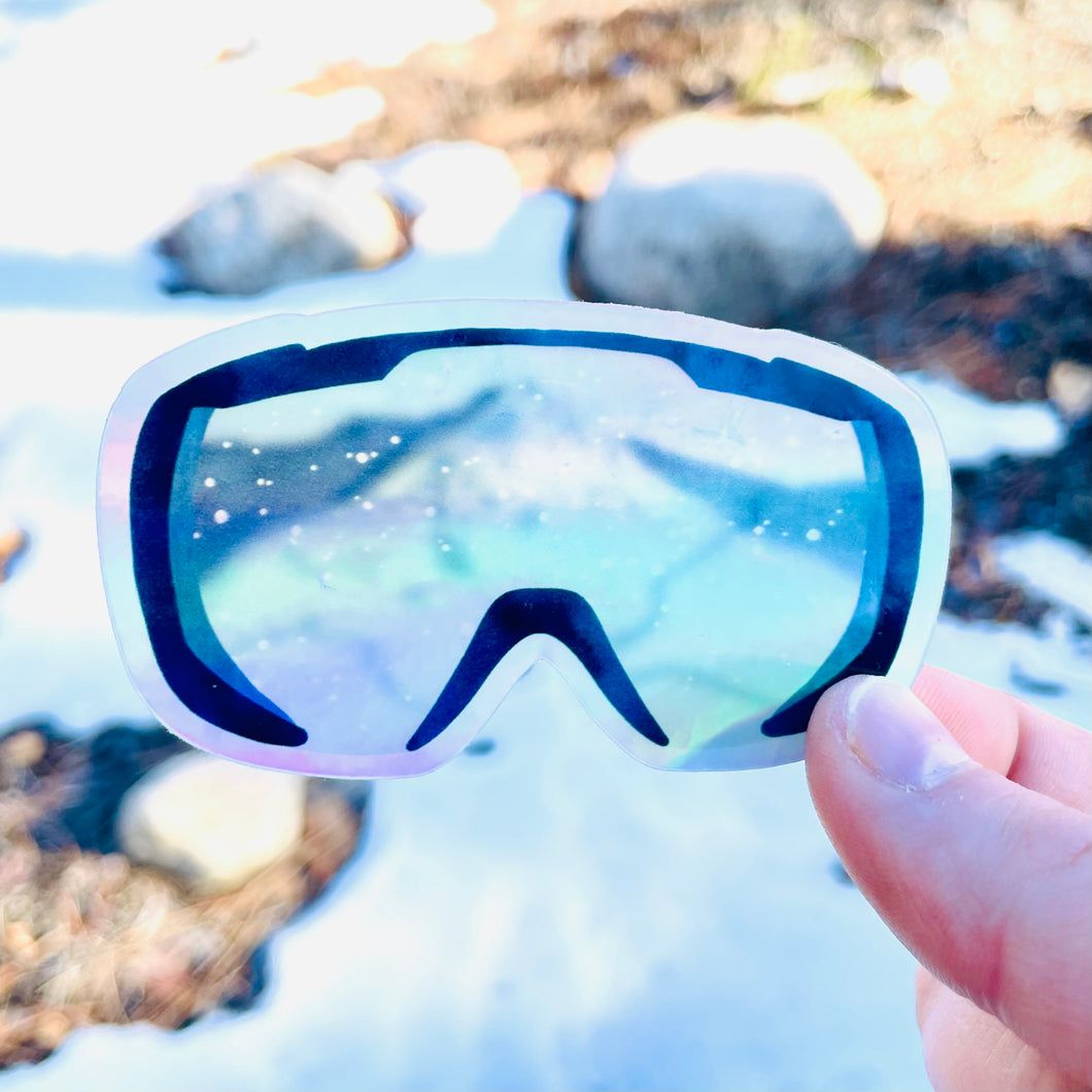 Snow Goggles - Holographic Sticker