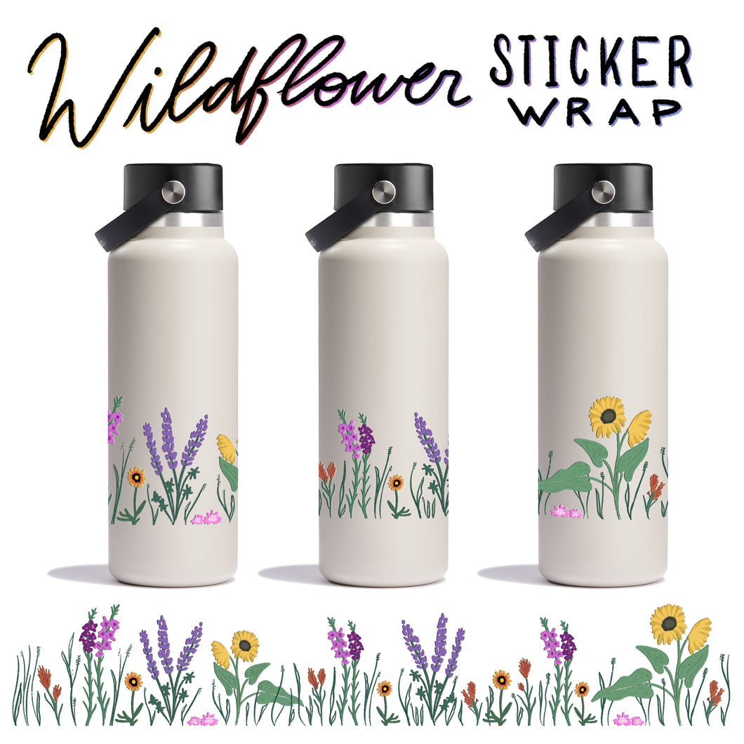 Wildflower Sticker Wrap